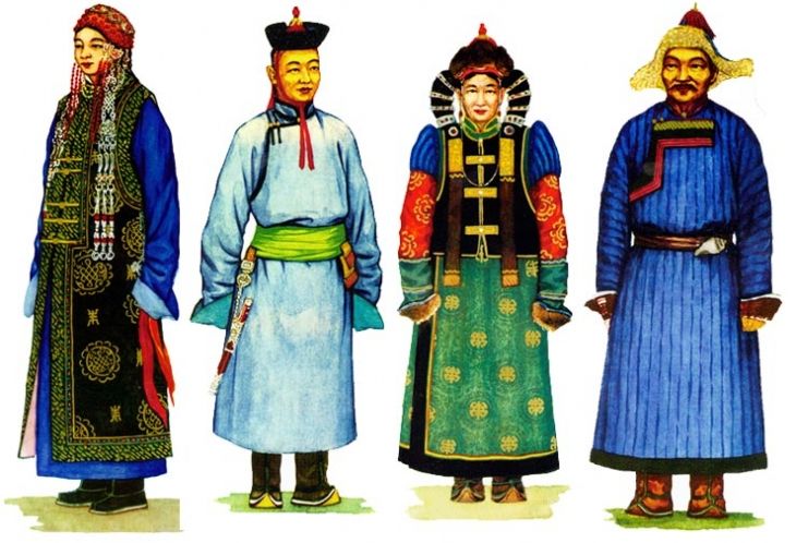 Mongolian national costume